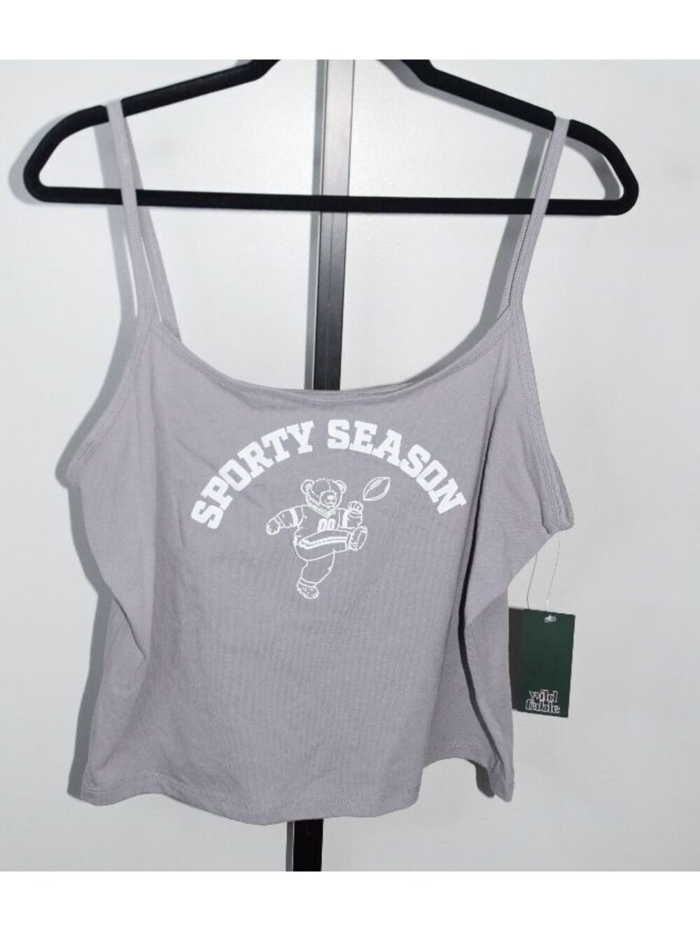 New With Tag Wild Fable XL Gray Sporty Season Graphic Tank Top